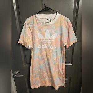 Adidas Pastel Tie-Dye Tee Dress